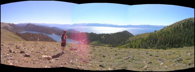 The summit of our climb -- 9,200 feet!!