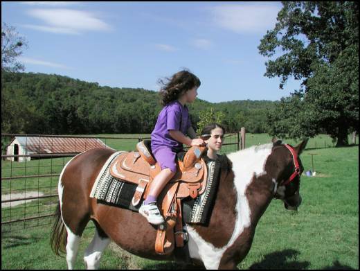 Look at me riding a pony!