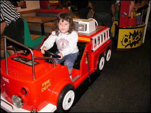 I'm driving the Fire Engine!