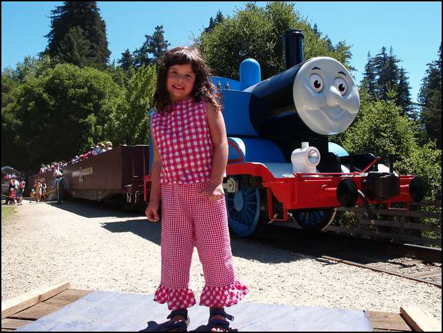 Me and Thomas the Tank Engine -- a very reliable engine!