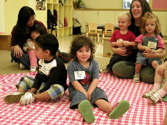 Story time at Bing Nursery School
