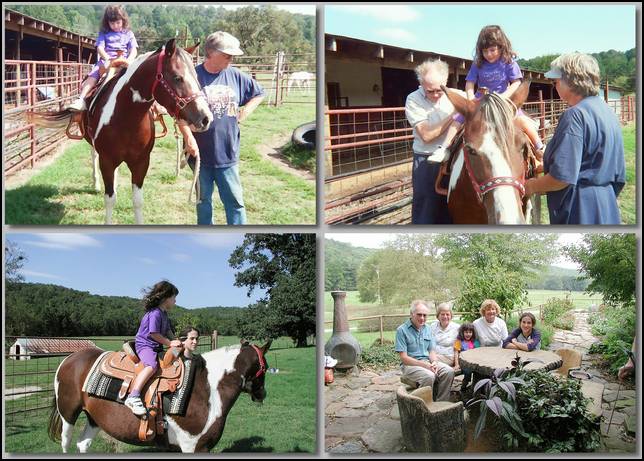 I spent two weeks in Tulsa and rode a pony at the Craig Farm.