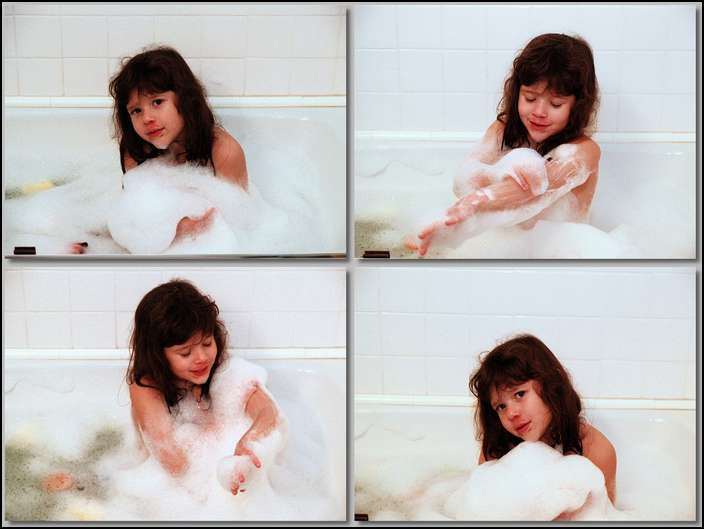 Bubble baths are fun!