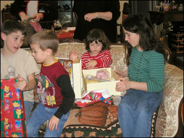 Opening presents